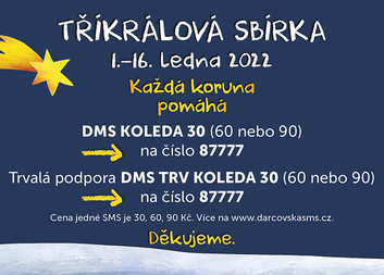 Poděkování  Tříkrálová sbírka 2022